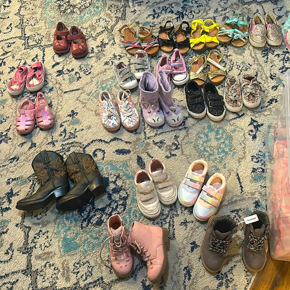Toddler shoe purge updated pics